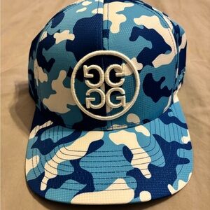 G/FORE Blue and White Camouflage Cap